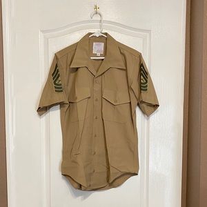 USMC Men’s Khaki Short Sleeve CREIGHTON